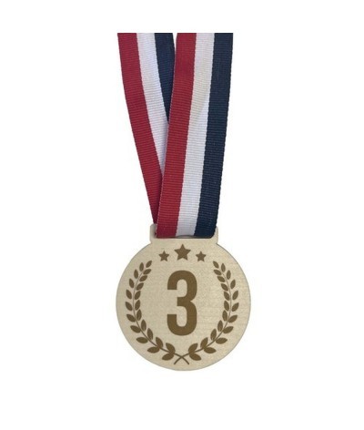 Médaille bois érable - Made in France