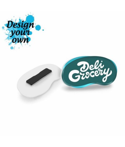 Badge pin's plastique recyclé - Made in Europe